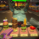 I am so hungry right now. Luckily this is a standing game, and I burned a lot of calories playing.